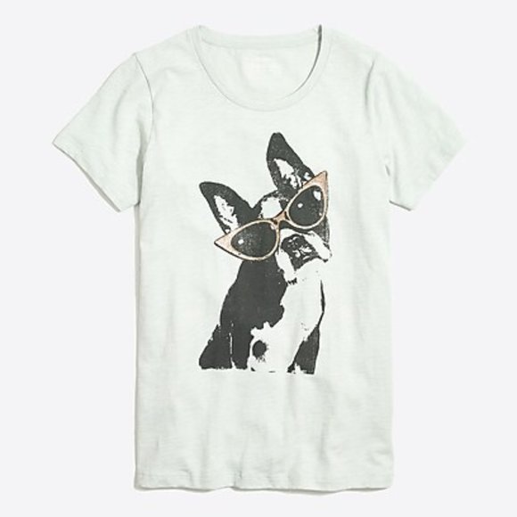 SOLD J Crew Collector Graphic Tee French Bulldog - Picture 8 of 8